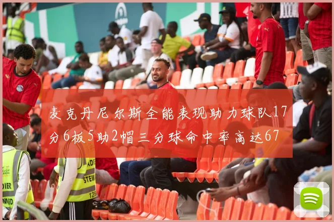 麦克丹尼尔斯全能表现助力球队17分6板5助2帽三分球命中率高达67